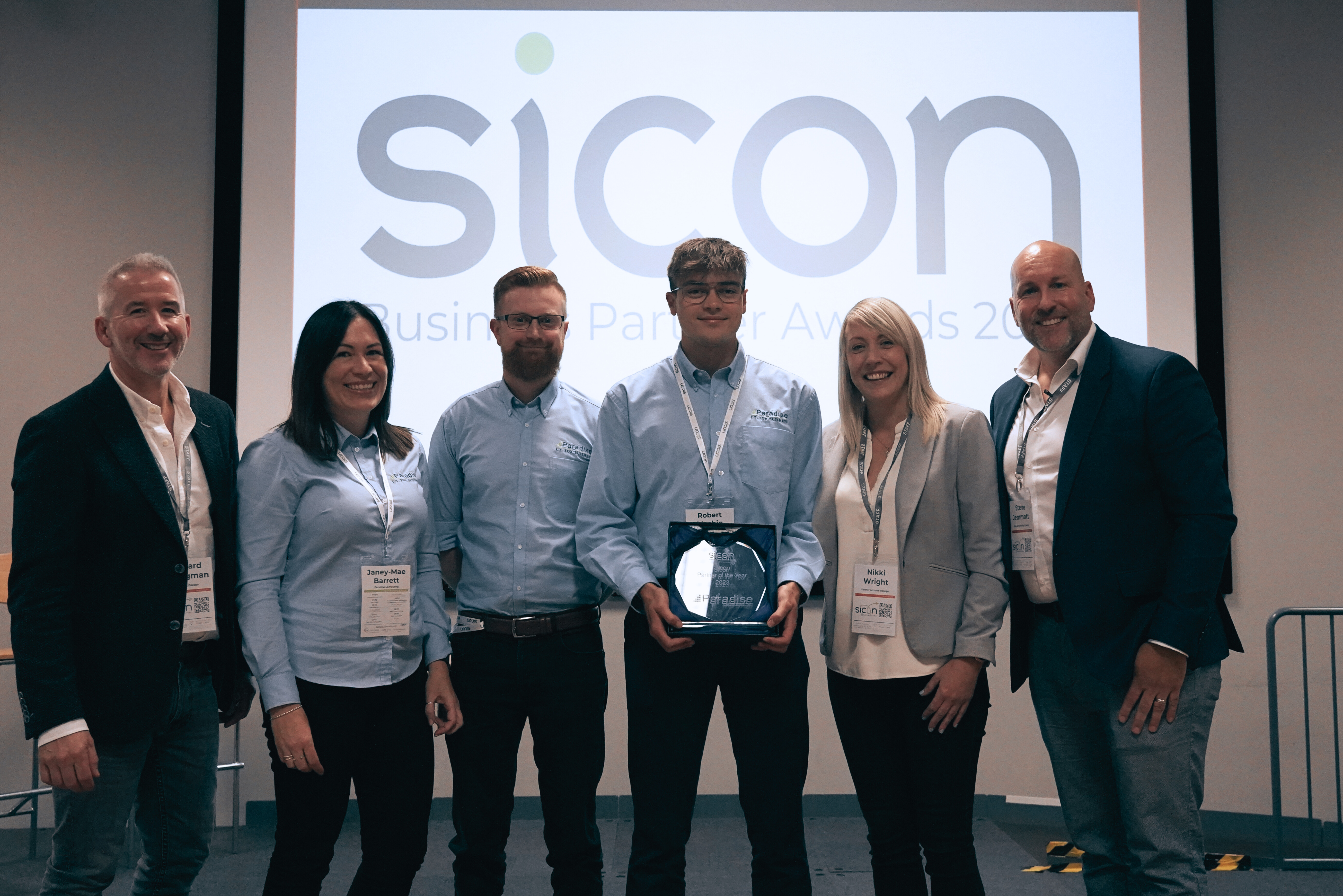 Paradise Computing wins Sicon Partner of the Year for Second Year Running!